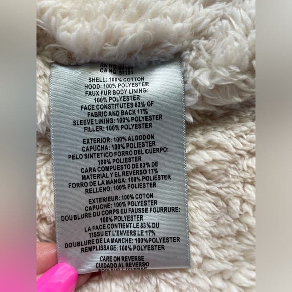 Levis Cotton Plaid Sherpa Lined Hoodie Jacket in Green Ombré, Size Small - Picture 13 of 14